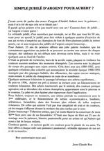 lettre jc rey